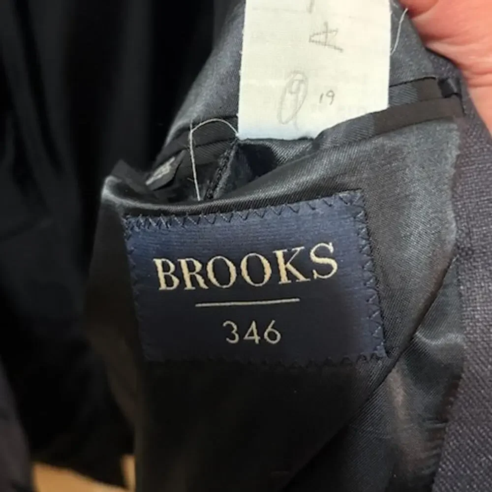 Brooks Brothers 346 Silk Wool Linen Blend Blazer Suit Jacket Sports Coat  sz 46